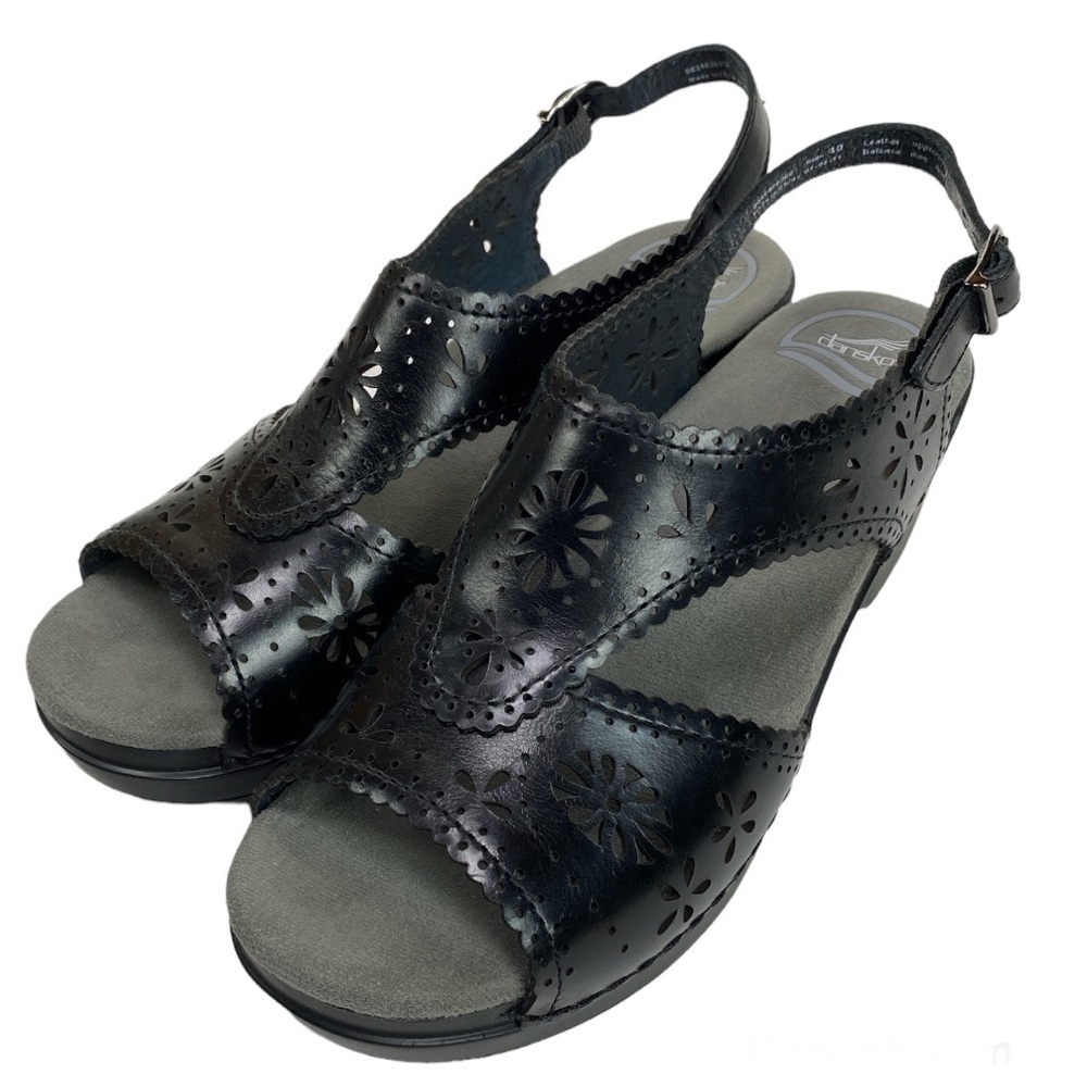 Dansko Sandals Black EU 40 US Equivalent 9.5 - 10 - Picture 1 of 11